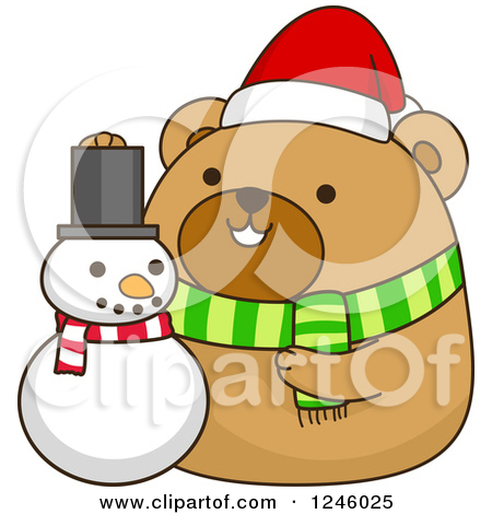 Royalty Free  Rf  Clip Art Illustration Of A Snowman Family Surrounded