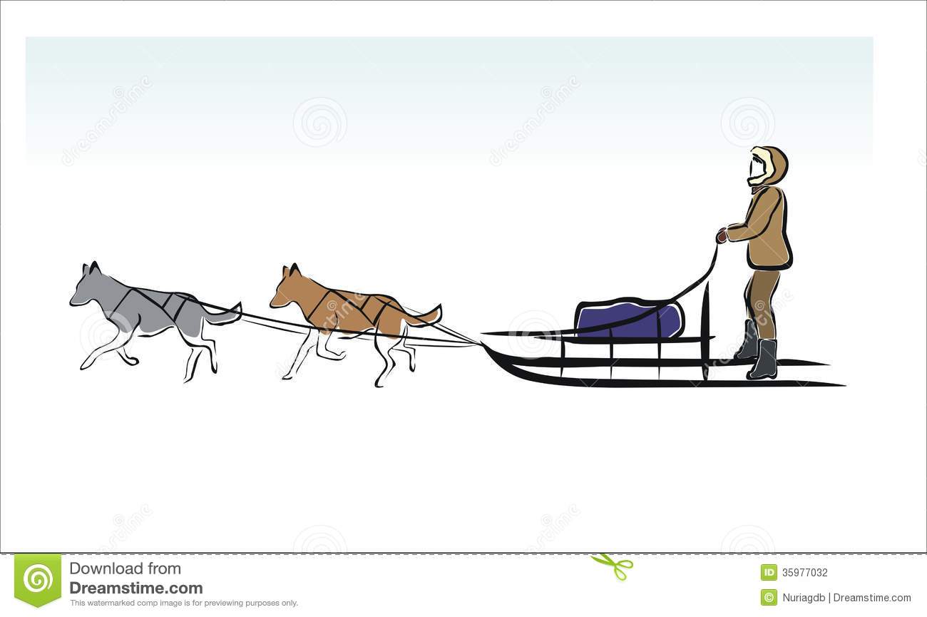 Sled Dogs Stock Photography   Image  35977032