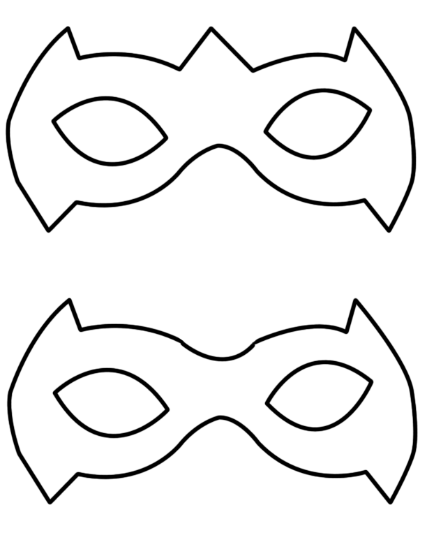 Super Hero Mask Clip Art Superhero Mask Template Actual Sizetutorial    