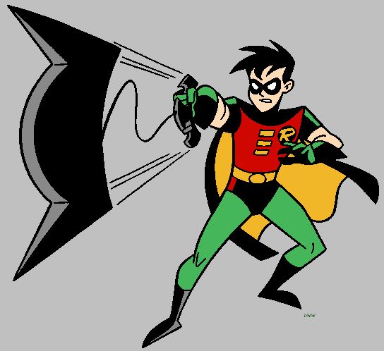 The Boy Wonder Robin Clipart