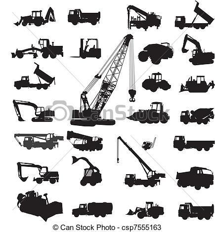 Vector   Building And Constructing Equipment   Stock Illustration