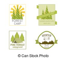 Campground Vector Clip Art Illustrations  241 Campground Clipart Eps