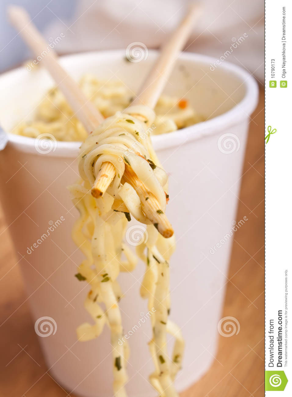 Cup Of Ramen Noodles Stock Photos   Image  10790173