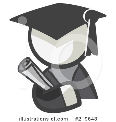 Graduate Clipart  219643 By Leo Blanchette   Royalty Free  Rf  Stock