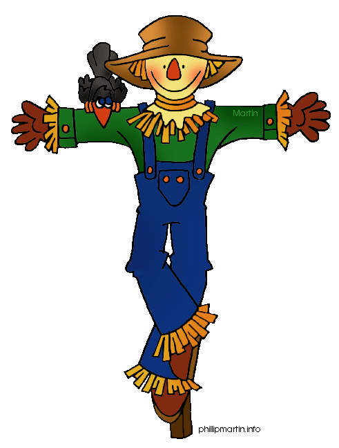Harvest Festival Clipart Occupations Scarecrow Gif