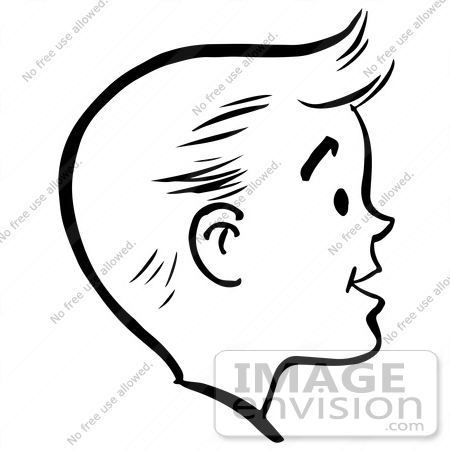 Kid Face Clipart Black And White   Clipart Panda   Free Clipart Images