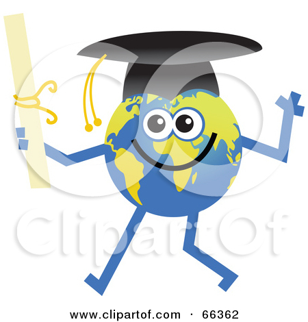 Royalty Free  Rf  Clipart Illustration Of A Male Graduate In A Blue