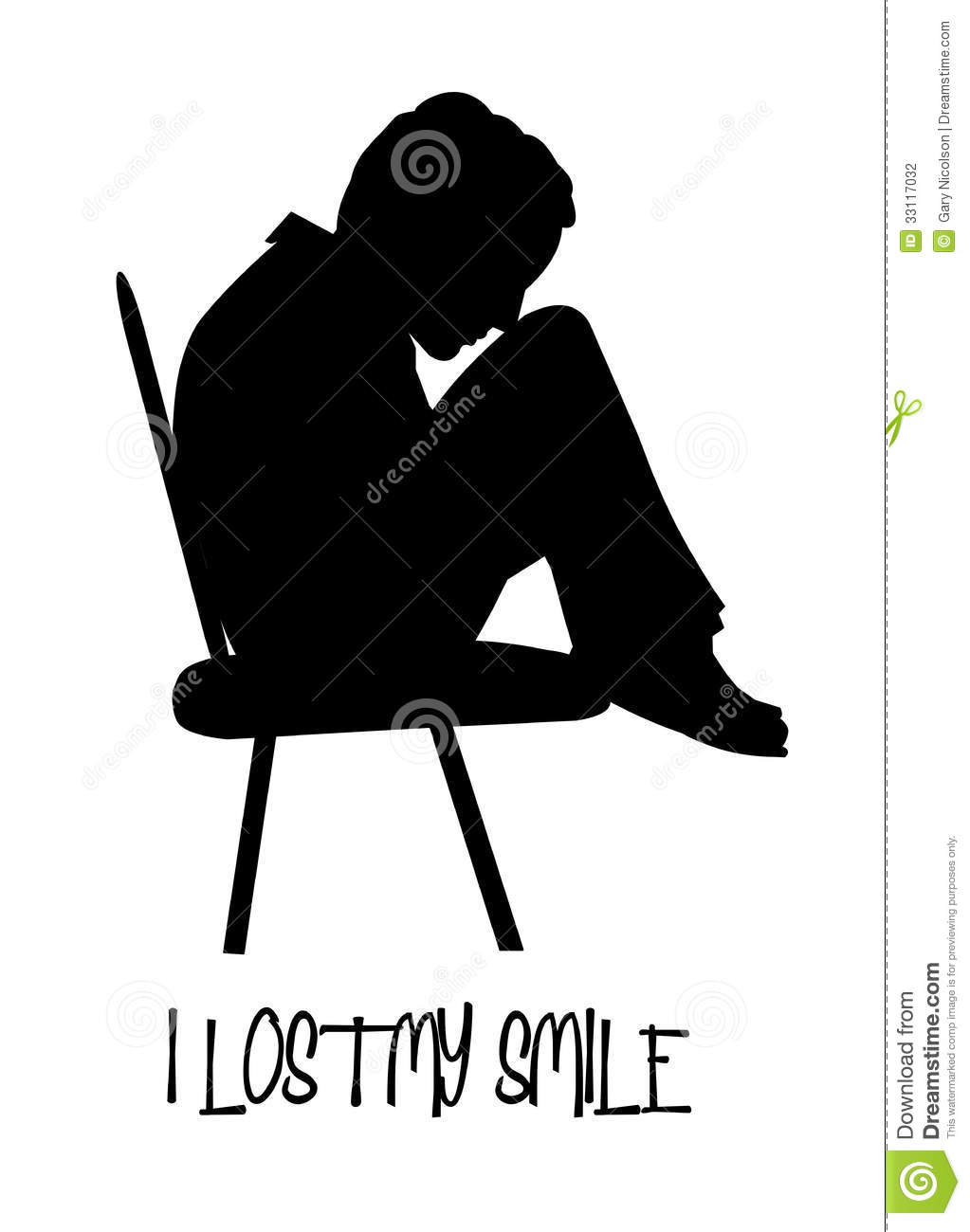 Sitting Alone Clipart Young Boy Sitting In Chair