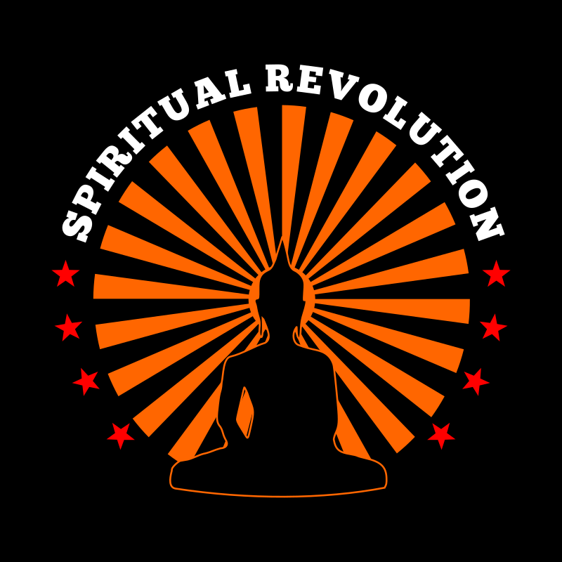 Spiritual Revolution By Cliparteles   Using Sitting Buddha Silhouette