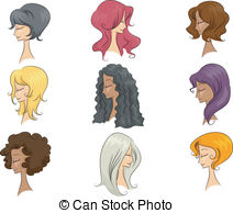 Wig Clipart Vector And Illustration  1107 Wig Clip Art Vector Eps
