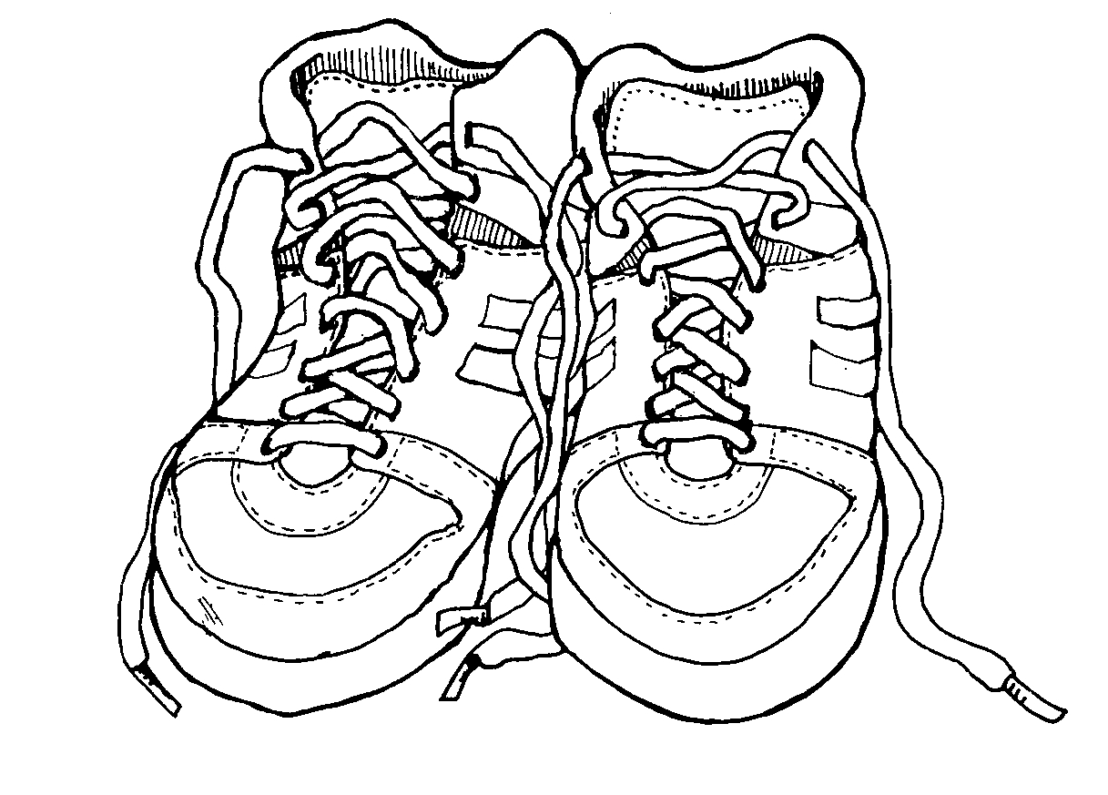 11 Outline Of A Running Shoe Free Cliparts That You Can Download To
