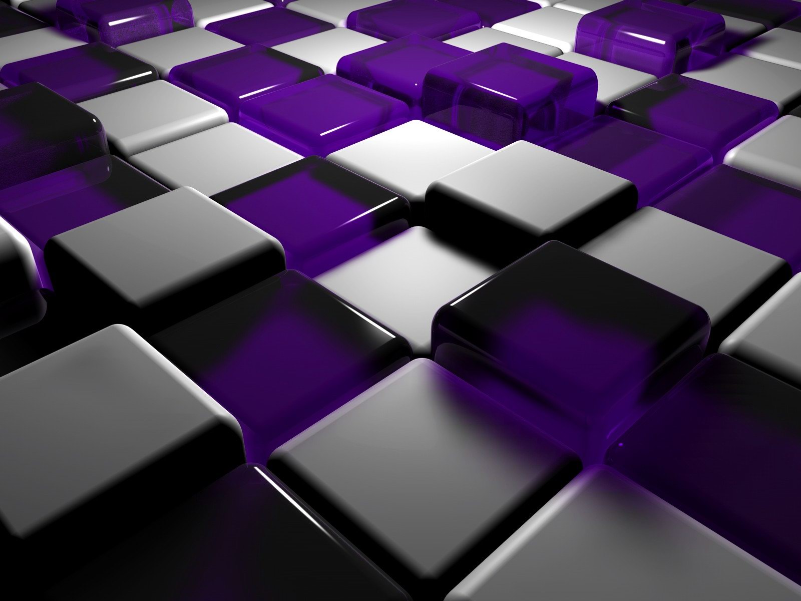 3d Cubes Purple 0120 1600x1200 Pixel Hd Wallpaper