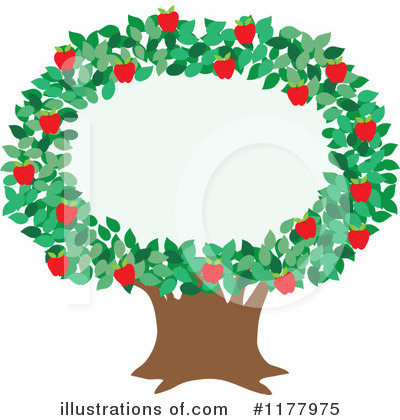 Apple Tree Clipart  1177975 By Maria Bell   Royalty Free  Rf  Stock