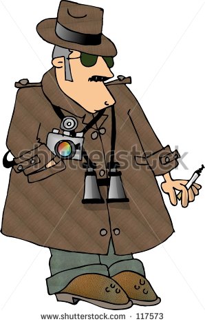 Clipart Illustration Of A Private Investigator   117573   Shutterstock