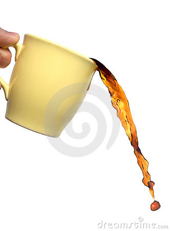 Coffee Spill Clipart Spilling Coffee