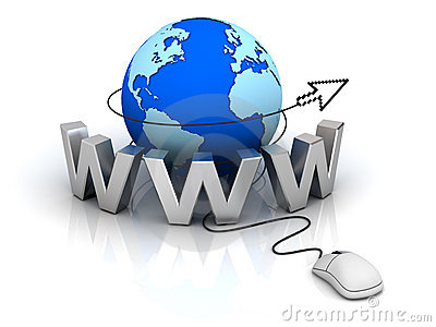 Conceito Do Internet Do World Wide Web Imagem De Stock Royalty Free
