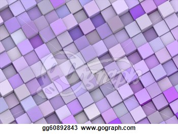 Cubes In Different Shades Of Purple  Clipart Illustrations Gg60892843
