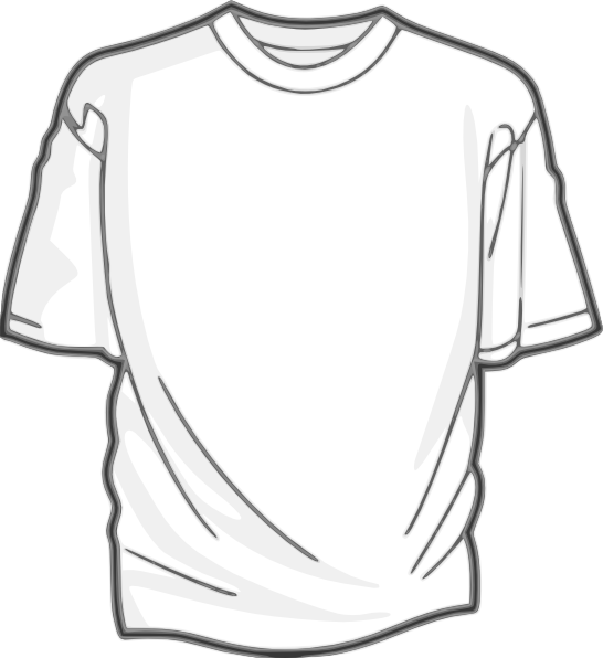 Digitalink Blank T Shirt Clip Art At Clker Com   Vector Clip Art