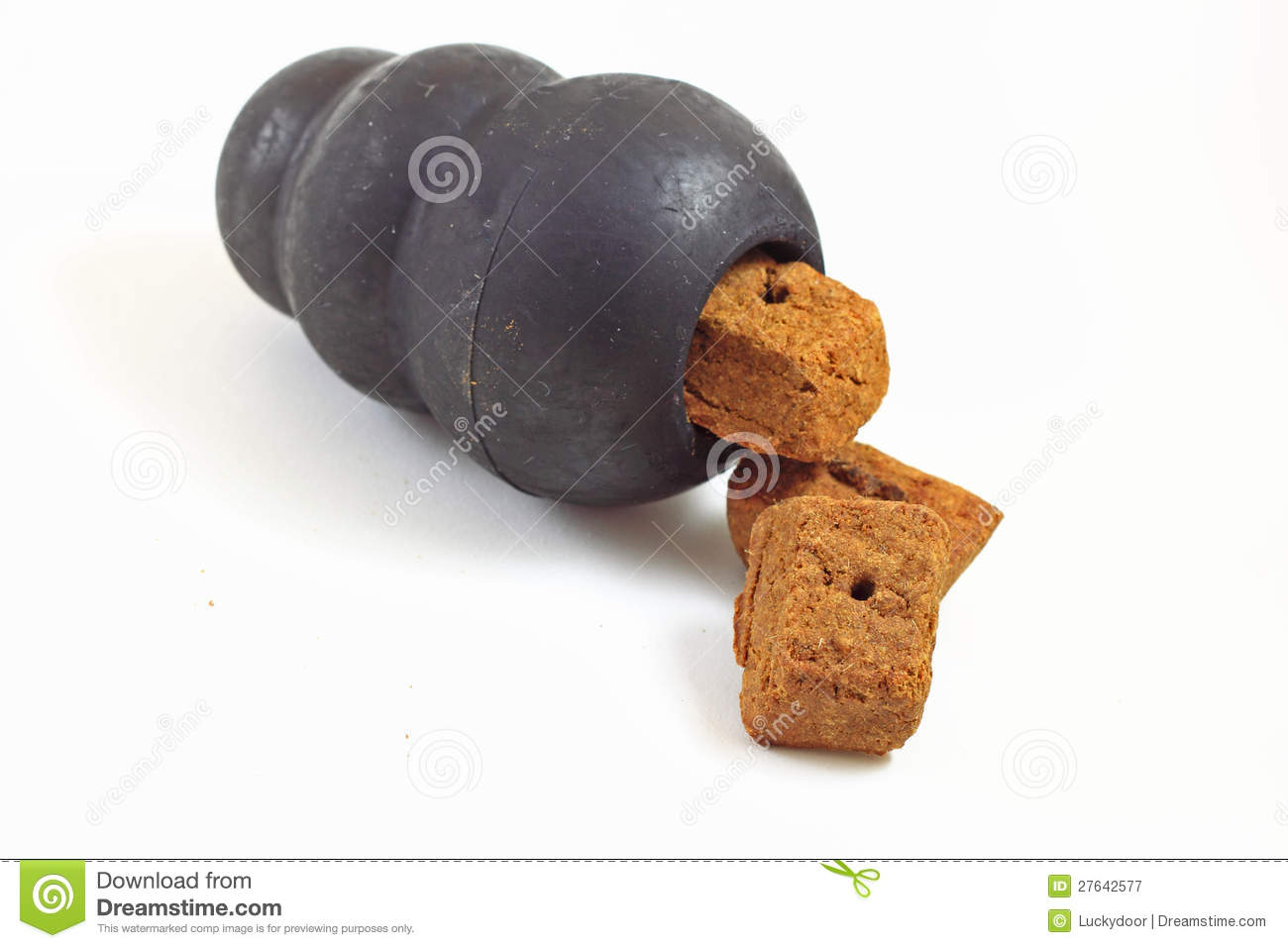Dog Toy With Treats Royalty Free Stock Photography   Image  27642577