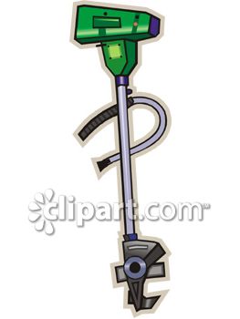 Electric Edging Tool   Royalty Free Clipart Picture