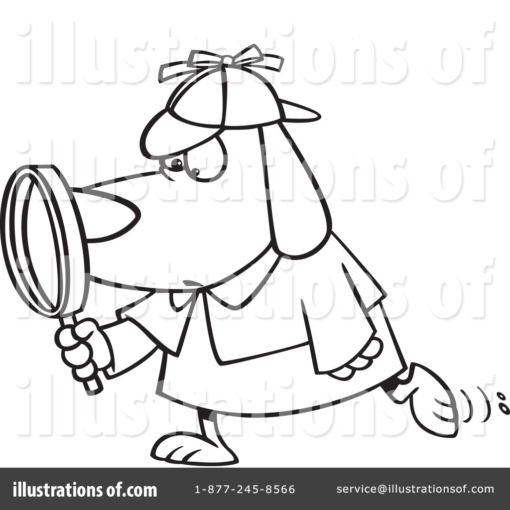 Investigator Clipart  1112474 By Ron Leishman   Royalty Free  Rf
