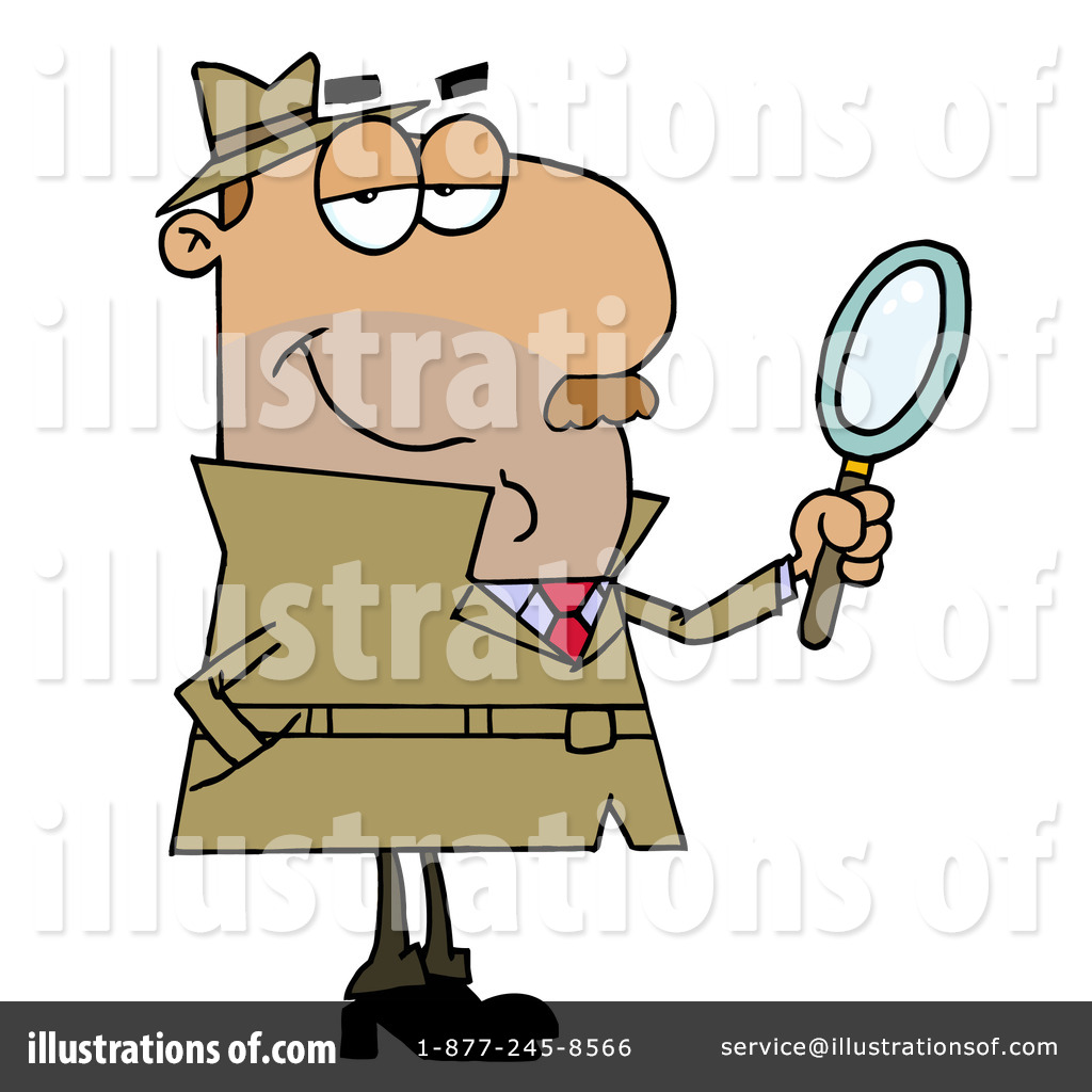 Investigator Clipart  78863 By Hit Toon   Royalty Free  Rf  Stock
