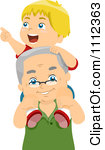 Royalty Free  Rf  Grandfather And Grandson Clipart Illustrations