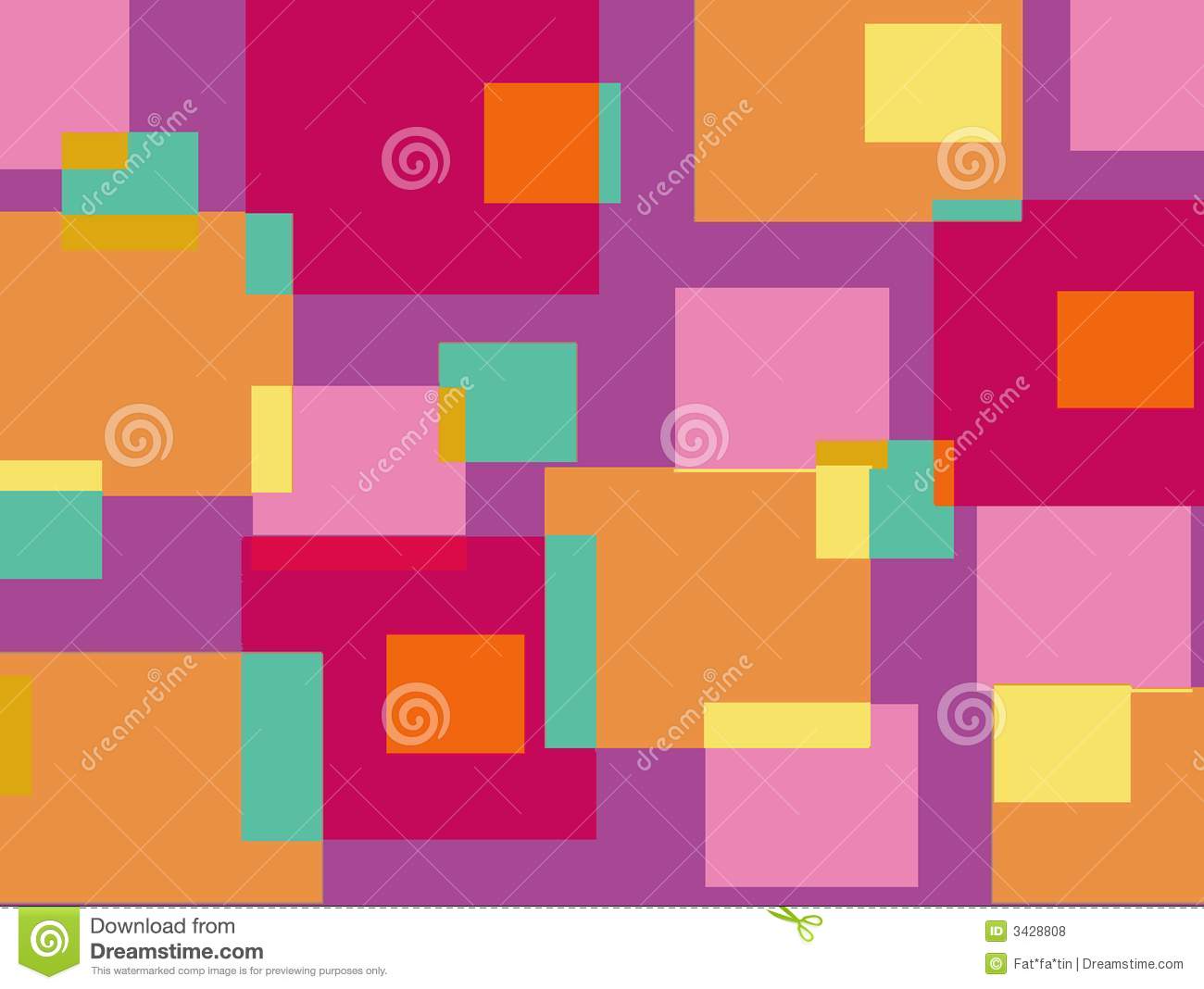 Royalty Free Stock Photos  Fun Pink And Purple Cubes