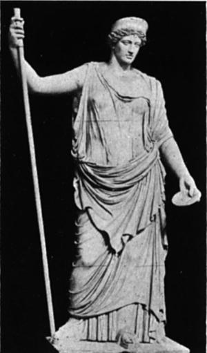 Statue Of Hera   Queen Of The Gods   Clipart Com