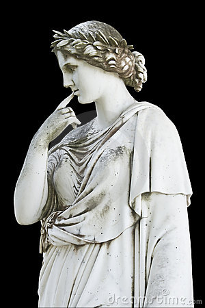 Statue Showing A Greek Muse Royalty Free Stock Image   Image  6457836