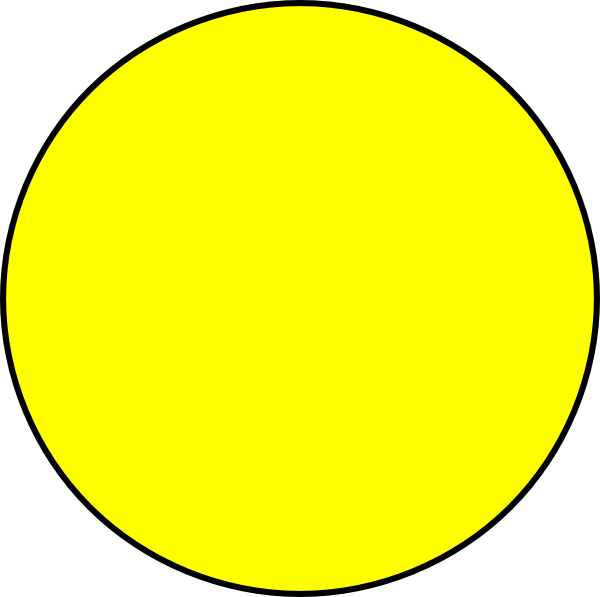 Yellow Circle Clip Art At Clker Com   Vector Clip Art Online Royalty    