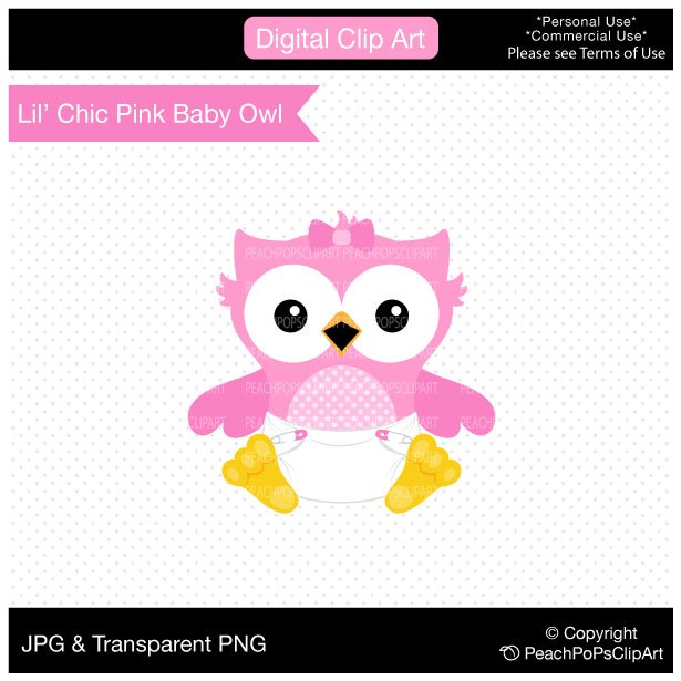     Baby Announcement Baby Girl Baby Invitation Baby Invite Baby Owl Baby