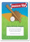 Baseball Card Baseball Party Invitation Baseball Equipment Clipart