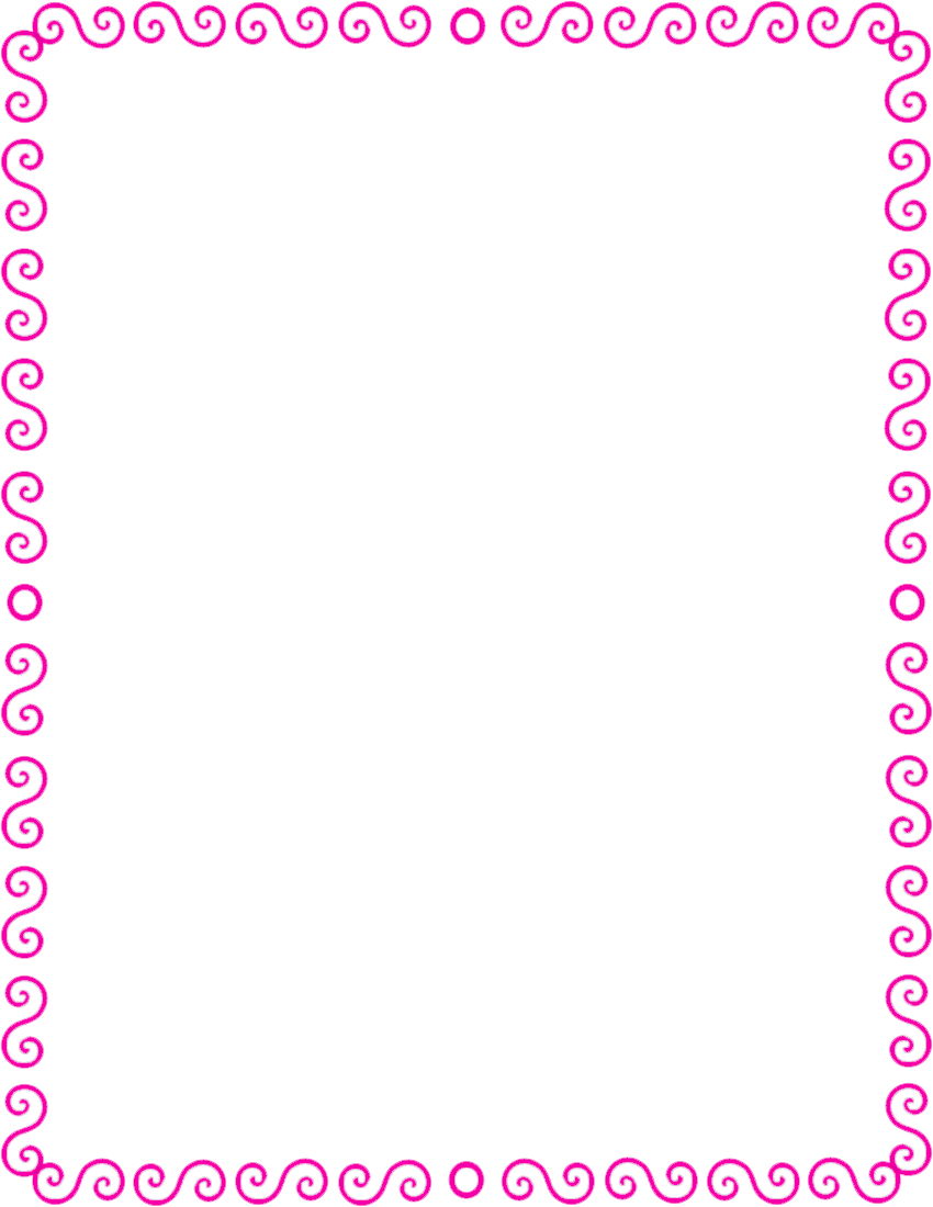 Border Pink    Page Frames Spiral Border S Spiral Edge S Spiral Border