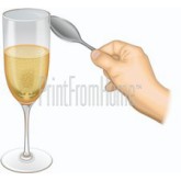 Champagne Toast Clipart   Wedding Drinks Clipart