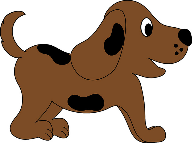 Clip Art Illustration Of A Cartoon Puppy   Flickr   Photo Sharing