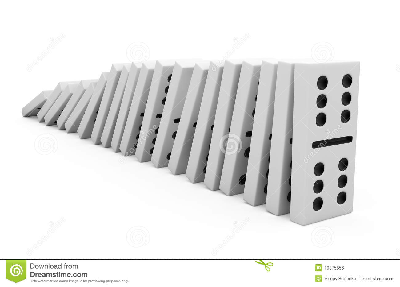 Domino Effect Royalty Free Stock Image   Image  19875556