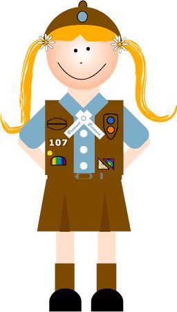 Girl Scout Brownie Clip Art   Google Search   Girl Scouts   Pinterest