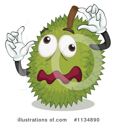Jackfruit Clipart  1134890 By Colematt   Royalty Free  Rf  Stock