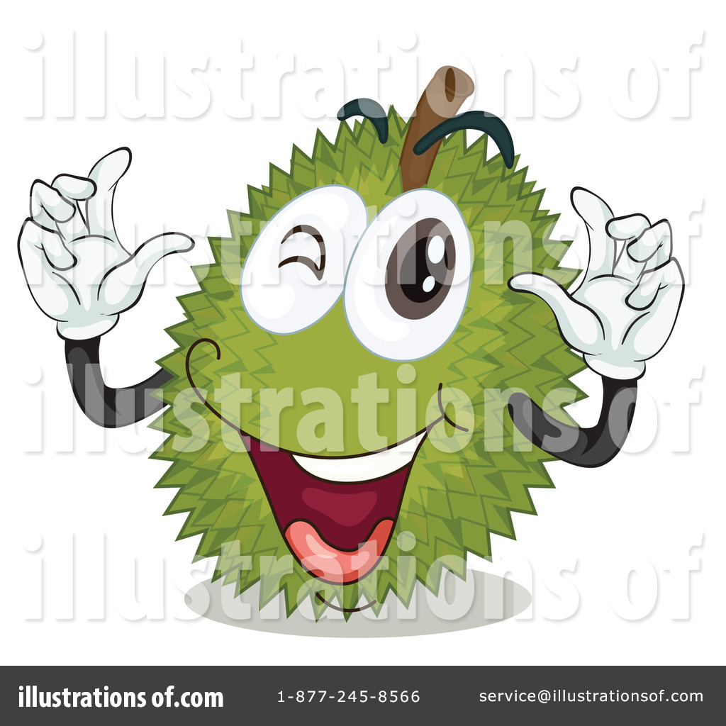 Jackfruit Clipart  1134892 By Colematt   Royalty Free  Rf  Stock