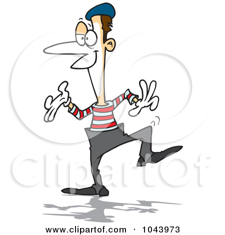Preview Clipart Mime Dance Clipart