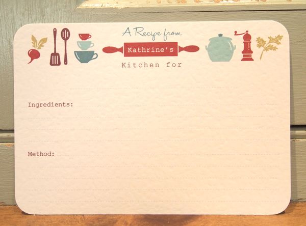 Recipe Card Idea   Kitchen Clipart   Pinterest