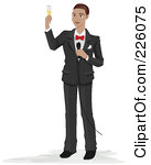 Royalty Free Rf Clipart Illustration Of A Man Making A Wedding Toast