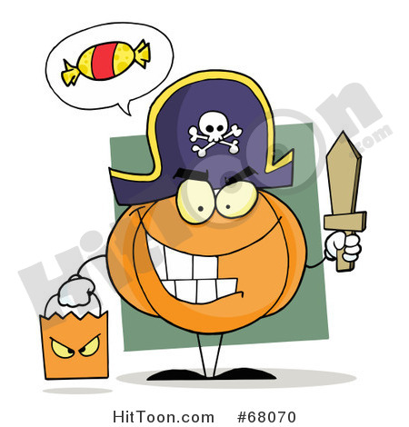 Royalty Free  Rf  Clipart Illustration Of A Pumpkin Character Thinking