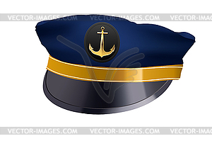 Captain Hat   Vector Clipart