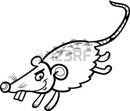 Drawing 22786152 Black And White Cartoon Illustration Of Funny Running