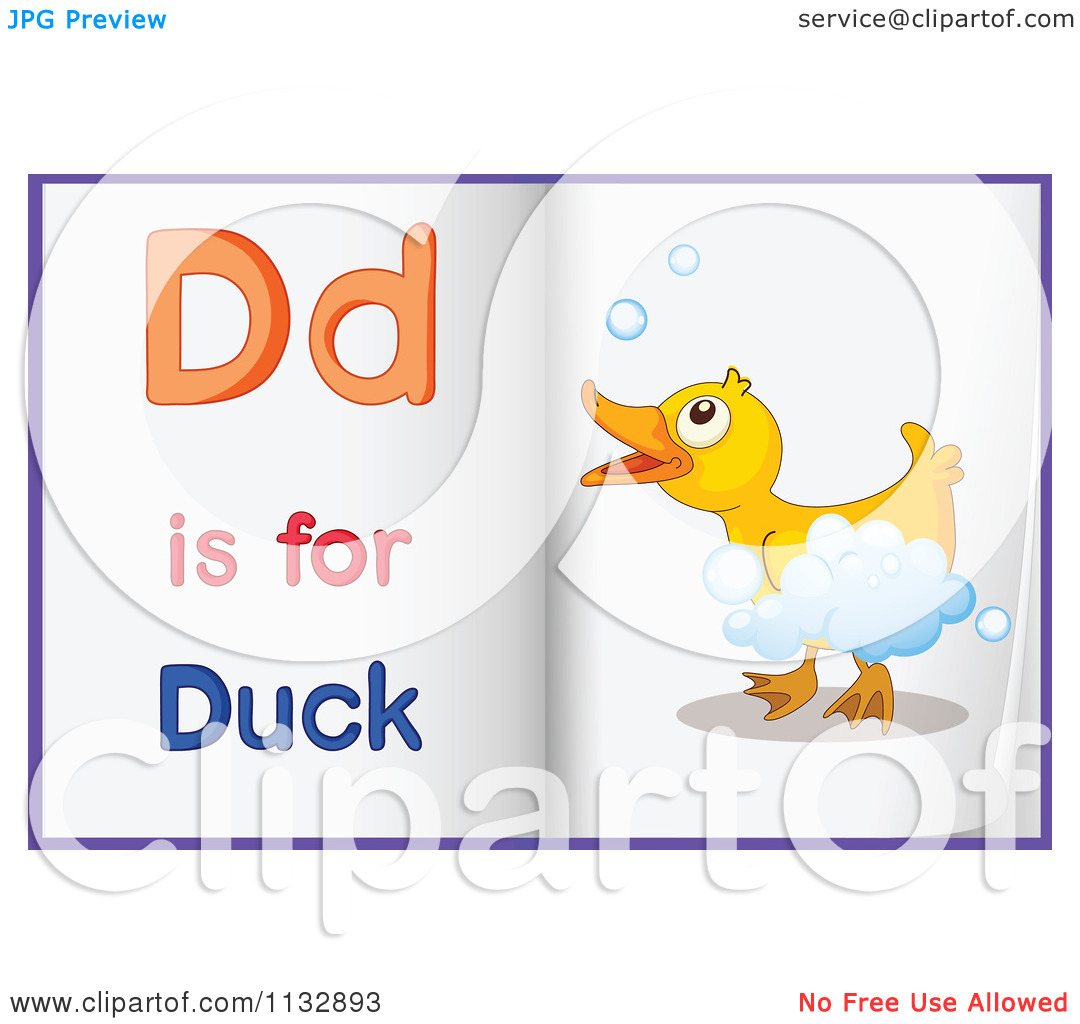 Duck Alphabet Learning Pages   Royalty Free Vector Clipart By Iimages