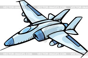 Fighter Aircraft   Vector Clipart