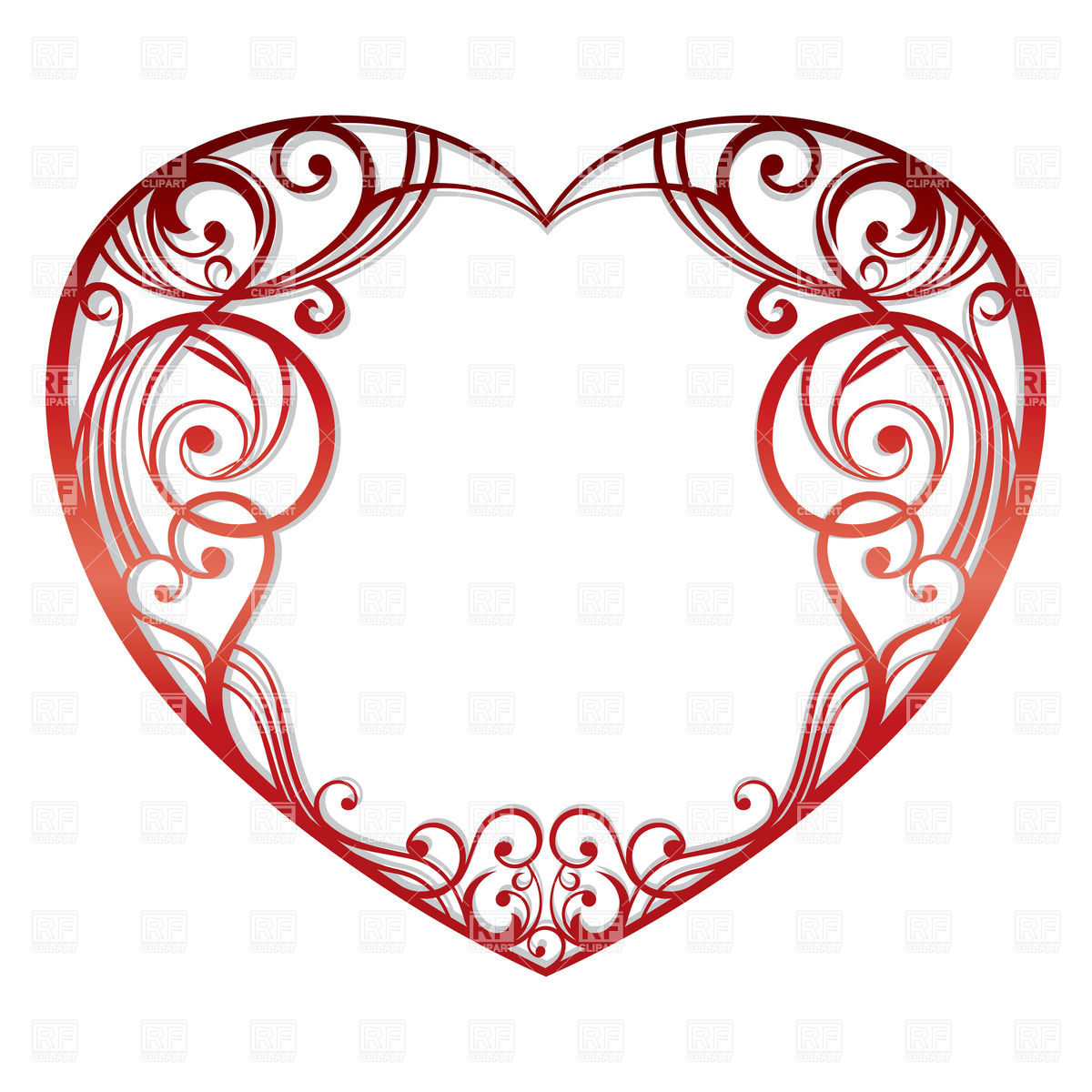 Heart Silhouette 37219 Download Royalty Free Vector Clipart  Eps