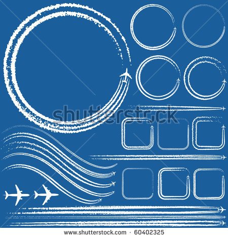 Jet Trail Illustration Vector Illustration Of A Design Elements Of